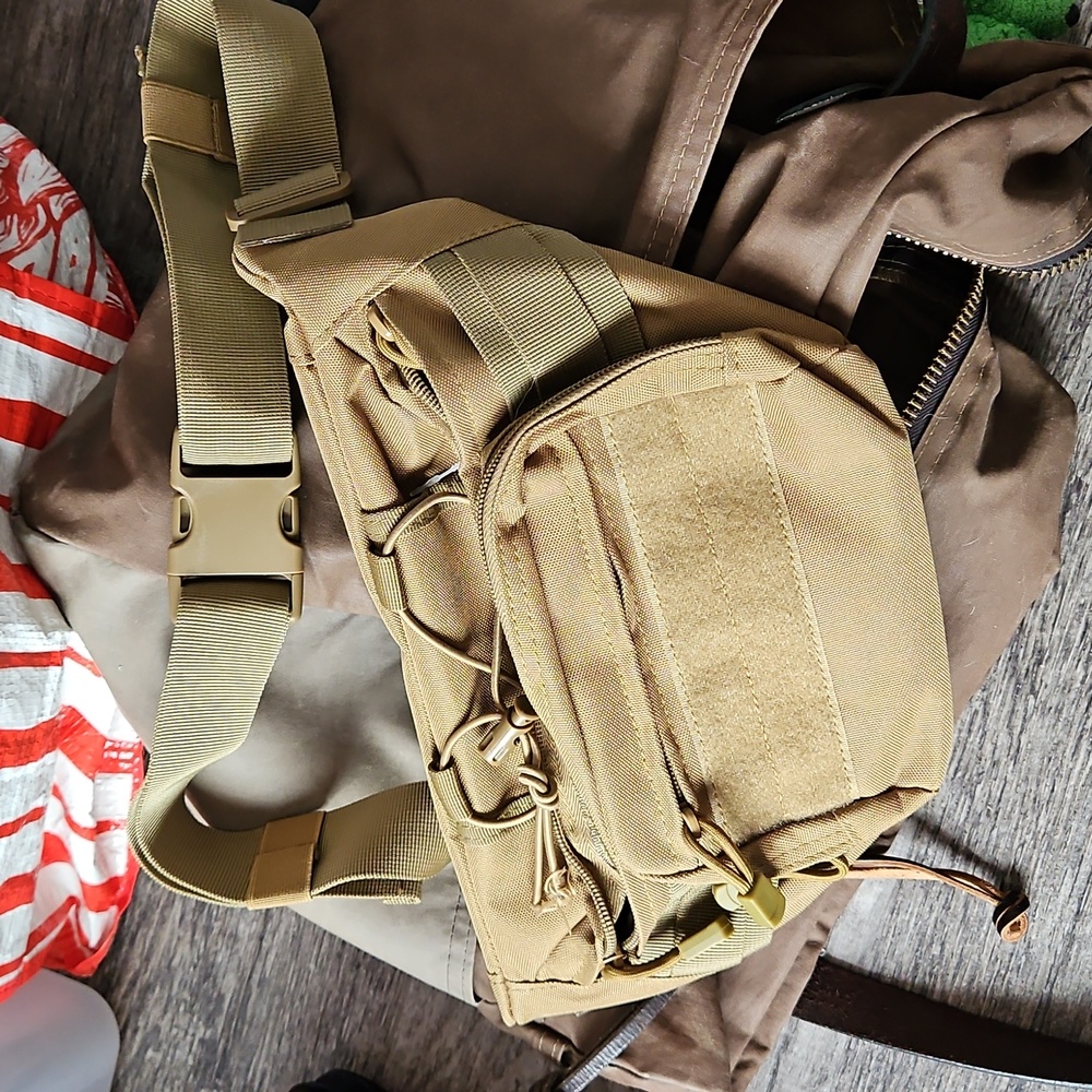 Tactical Military EdC Multi Pocket Waist Crossbody Army Fanny Bag